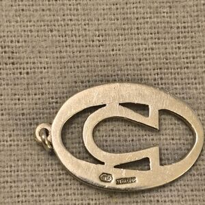 Sterling silver Libra pendant